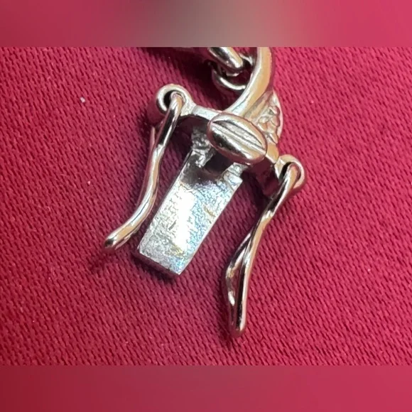 Real natural diamond on sterling silver 7.5” Kay jeweler bracelet - Picture 10 of 17